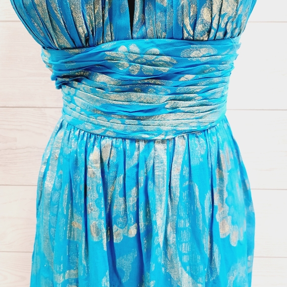 Aidan Mattox Silk Cocktail Dress - Picture 4 of 10